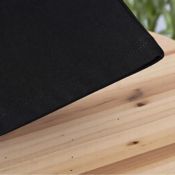 Acne Black Short Sleeve Tee with Minimalist Print - Picture 3 of 7